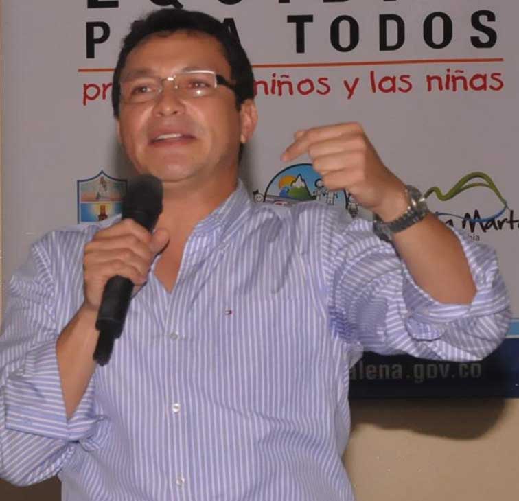 Carlos Caicedo, alcalde de Santa Marta.